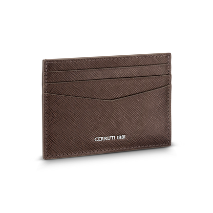 Cerruti Gents Cardholder In Leather Genuine Leather