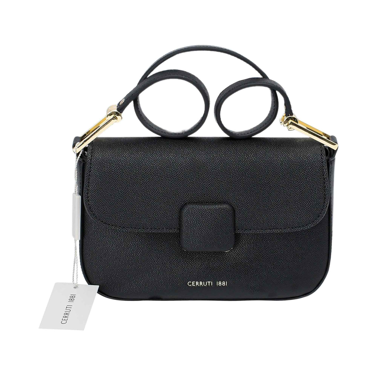 Cerruti Women's Leather Black Shoulder Bag Cerruti Women's Leather Black Shoulder Bag