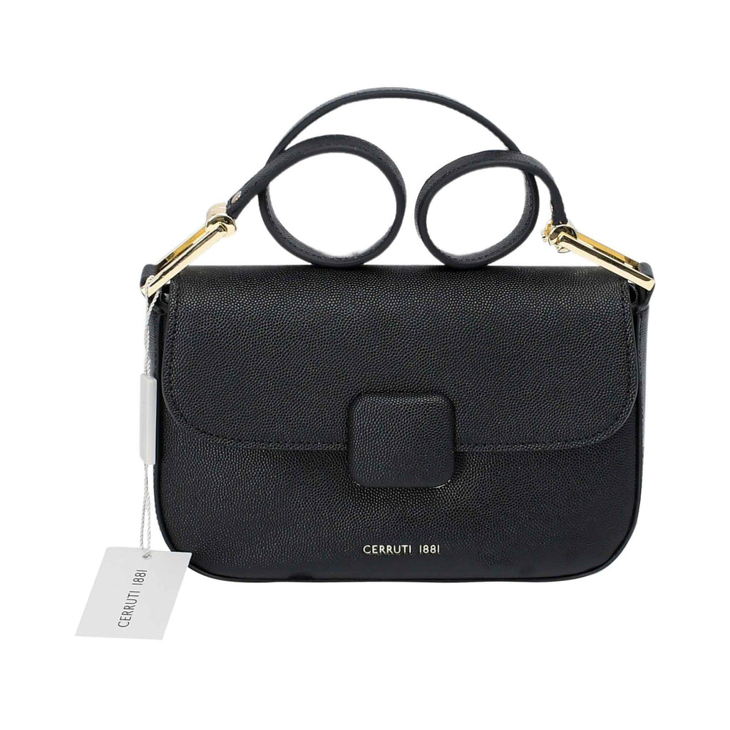Cerruti Women's Leather Black Shoulder Bag