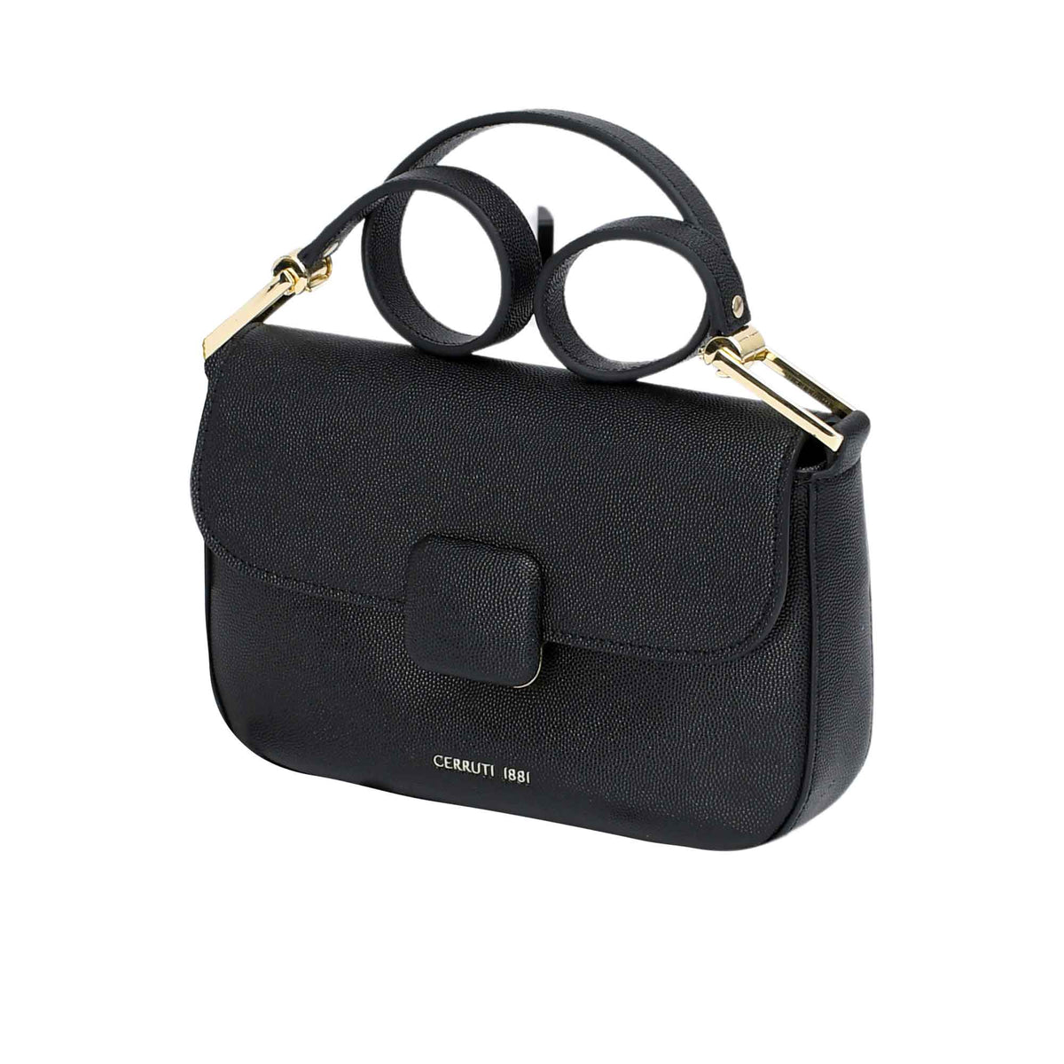 Cerruti Women's Leather Black Shoulder Bag Cerruti Women's Leather Black Shoulder Bag