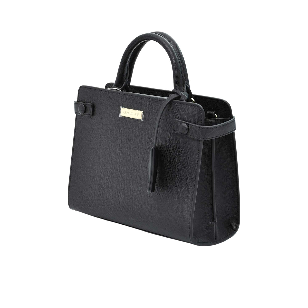 Cerruti Women's Jenny Leather Black Hand Bag Cerruti Women's Jenny Leather Black Hand Bag