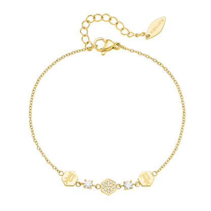 Police Charmed Hex Cubes Crystal Bracelet