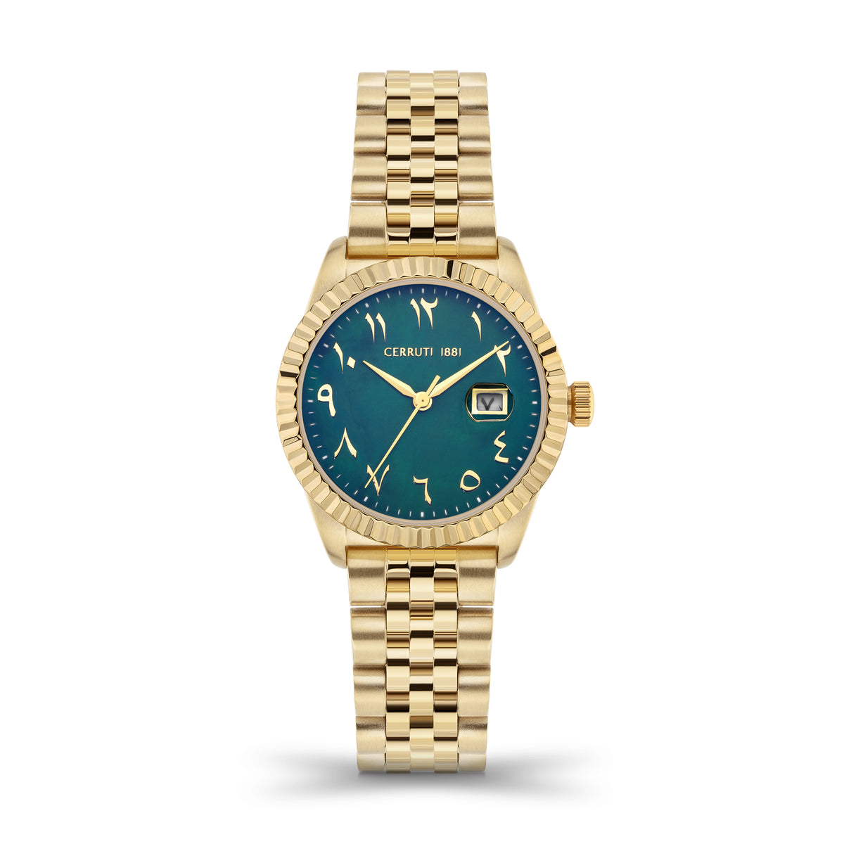 Cerruti 1881 Watch التناظرية مع حزام الفولاذ المقاوم للصدأ Cerruti 1881 Watch التناظرية مع حزام الفولاذ المقاوم للصدأ