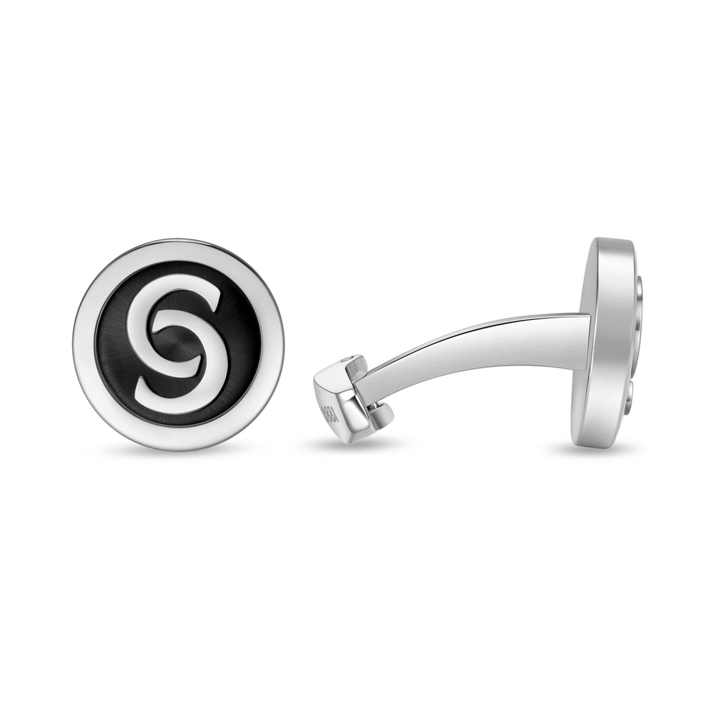 Cerruti Orlando With Black Lacquer Cufflinks