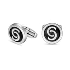 Cerruti Orlando With Black Lacquer Cufflinks