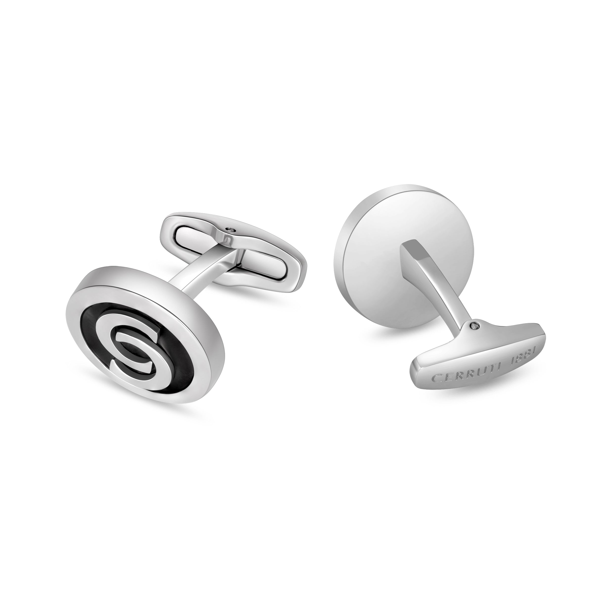 Cerruti Orlando With Black Lacquer Cufflinks