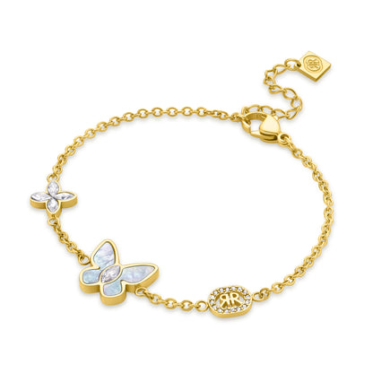 CERRUTI MARIPOSA.2 GP 4735C BLUE MOP CRYSTALS BRACELET