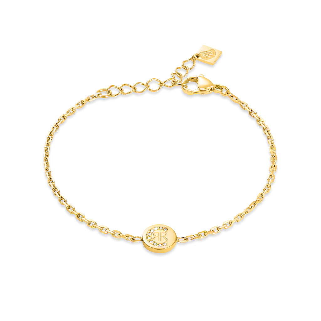CERRUTI  ELETRA GP ROUND CRYSTALS BRACELET