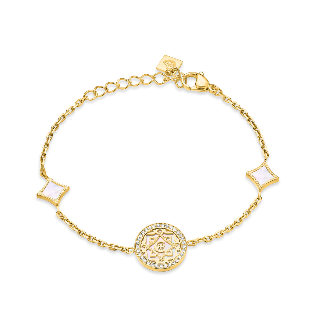 Cerruti Silvia GP Mop Round Motif Bracelet