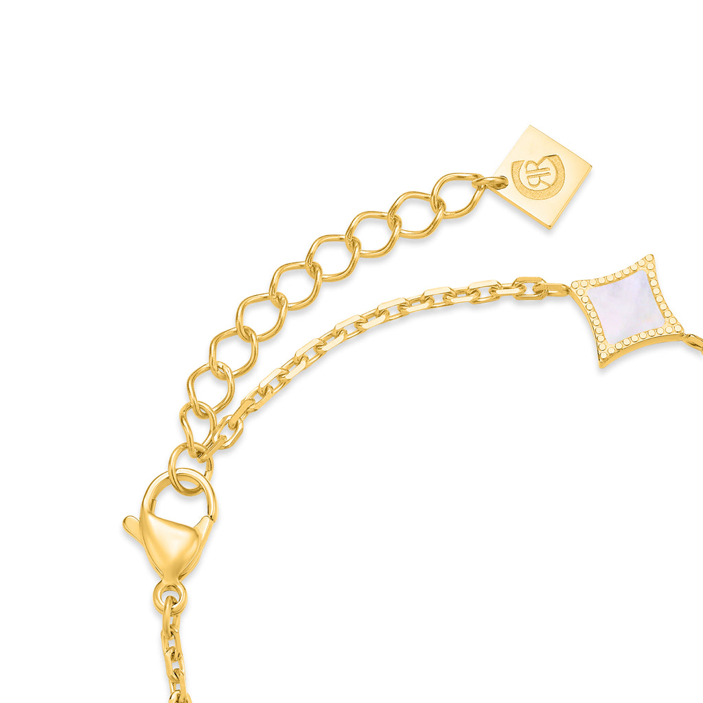 Cerruti Silvia GP Mop Round Motif Bracelet