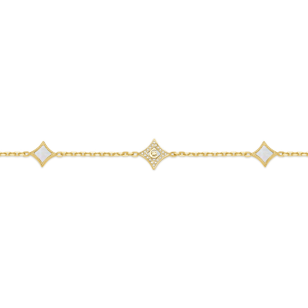 CERRUTI SILVIA GP MOP MOTIF BRACELET