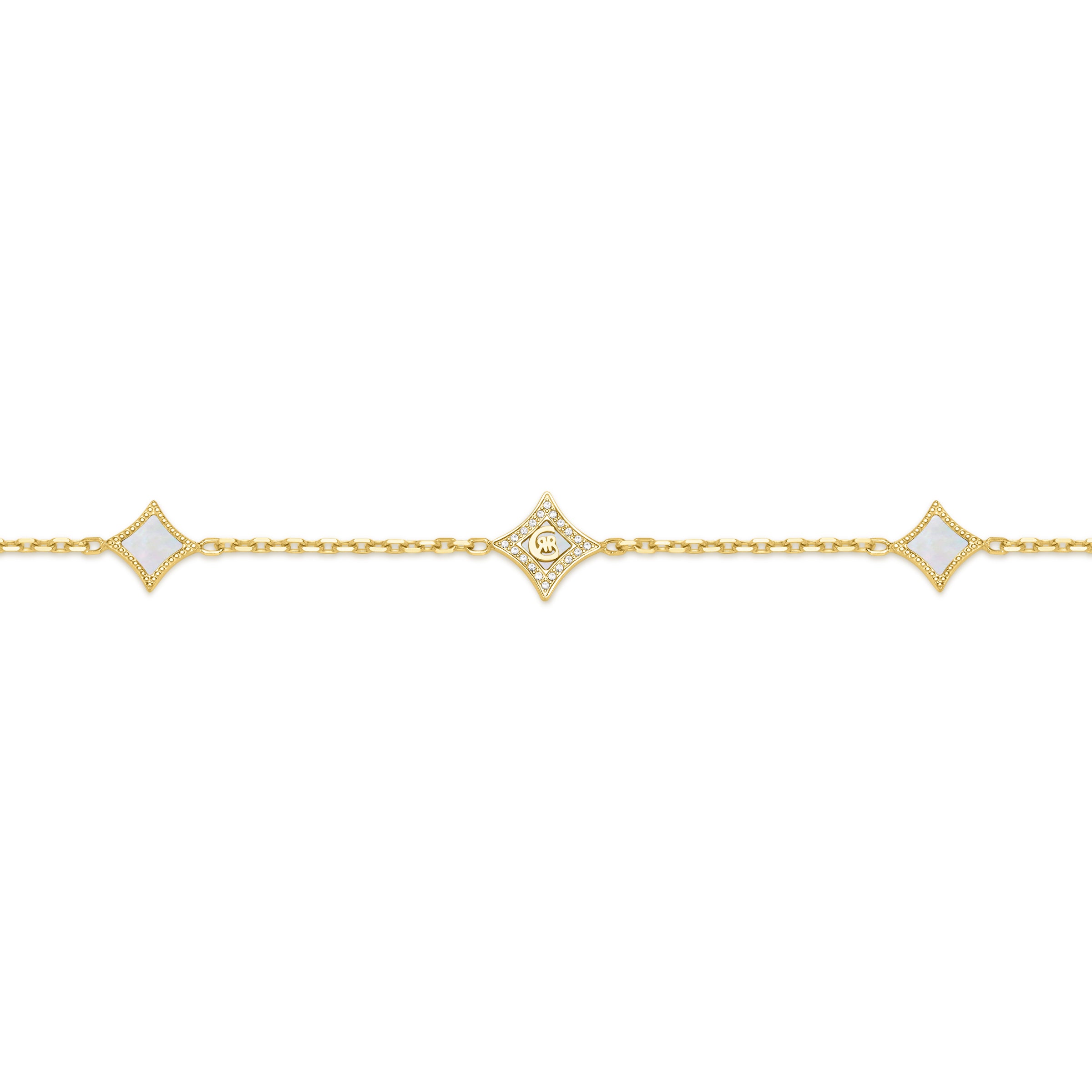 CERRUTI SILVIA GP MOP MOTIF BRACELET