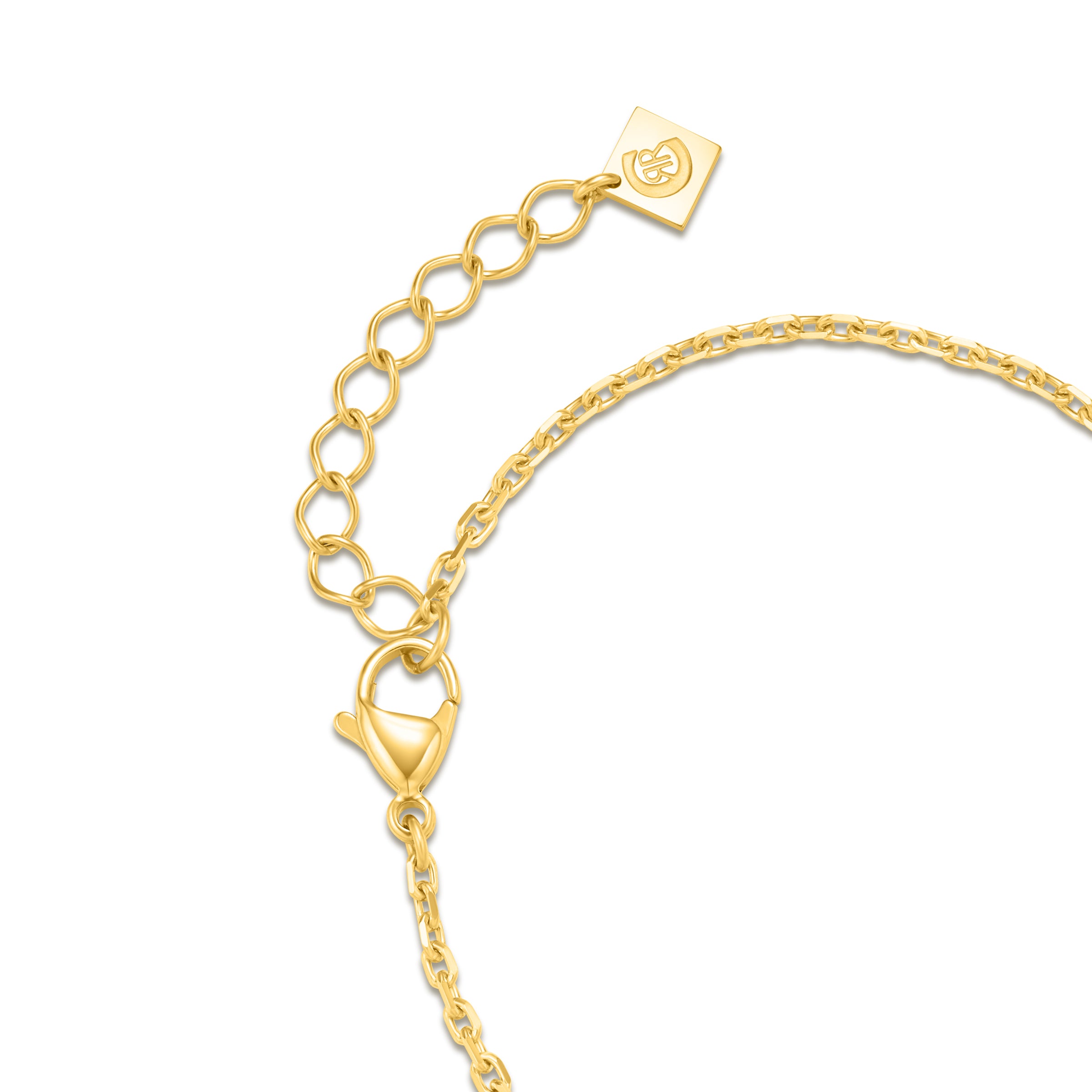 CERRUTI  ELISA GP CRYSTALS CHAIN C LOGO BRACELET