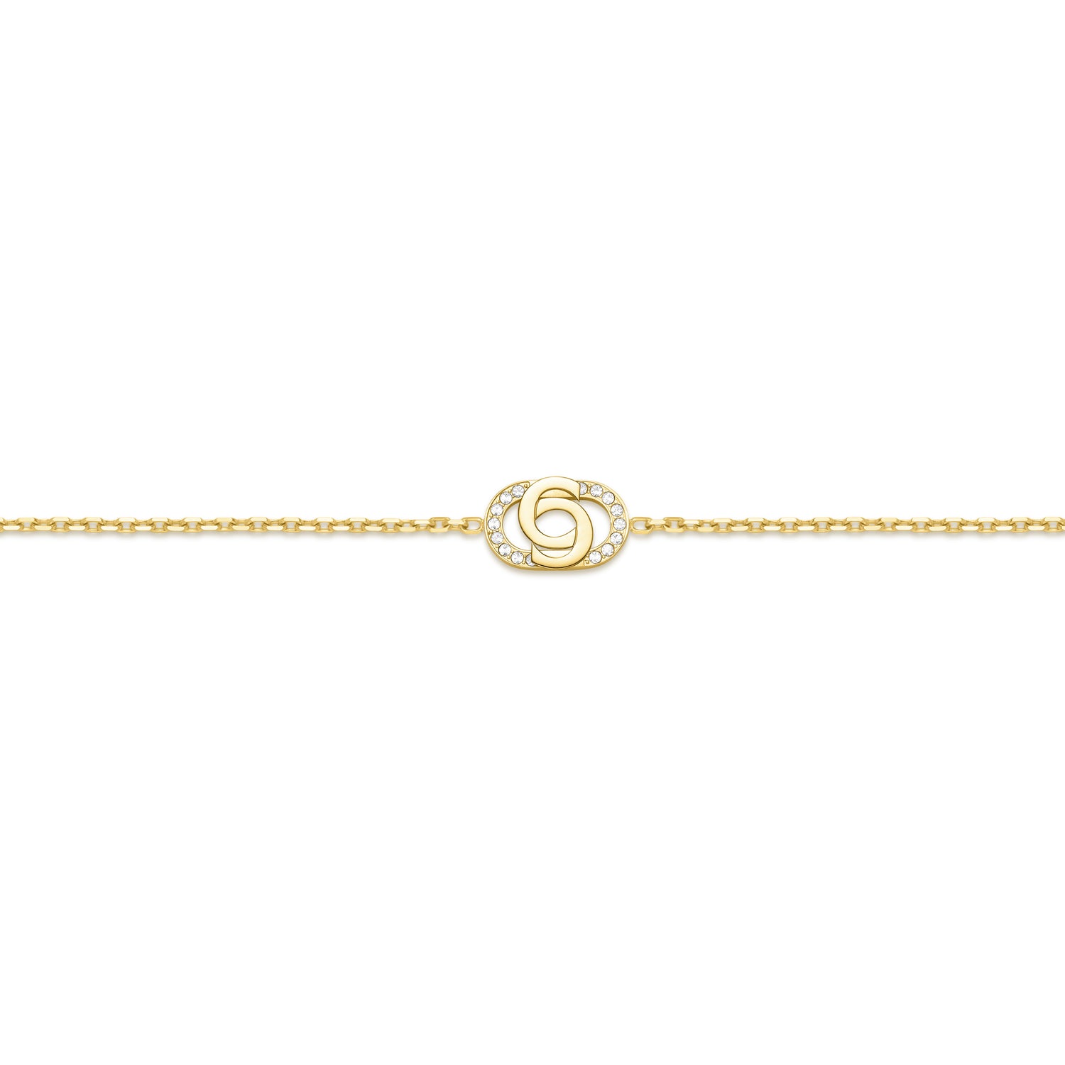 Cerruti Elisa GP Crystals Double C Bracelet Cerruti Elisa GP Crystals Double C Bracelet