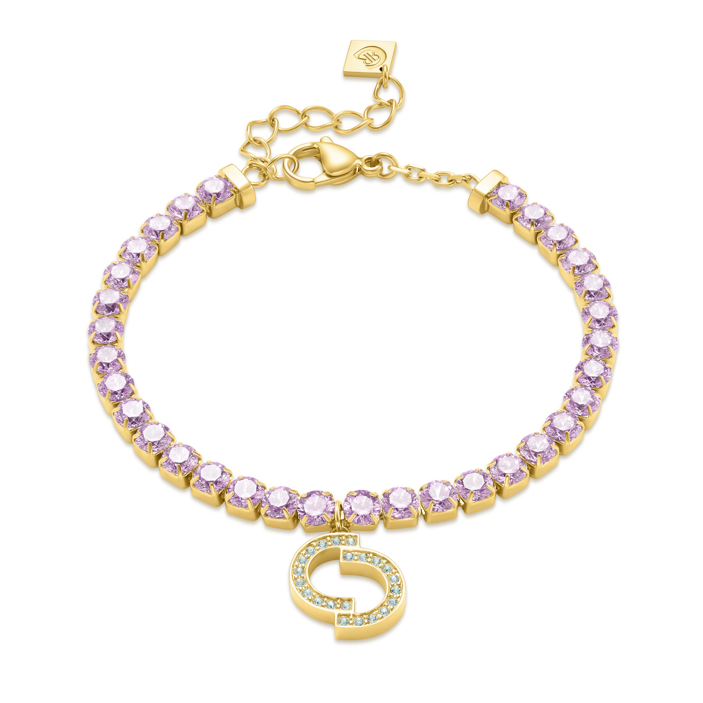 CERRUTI CLAUDIA GP LIGHT ROSE TENNIS BRACELET