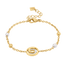 Cerruti Celeste Round Logo Motif Bracelet