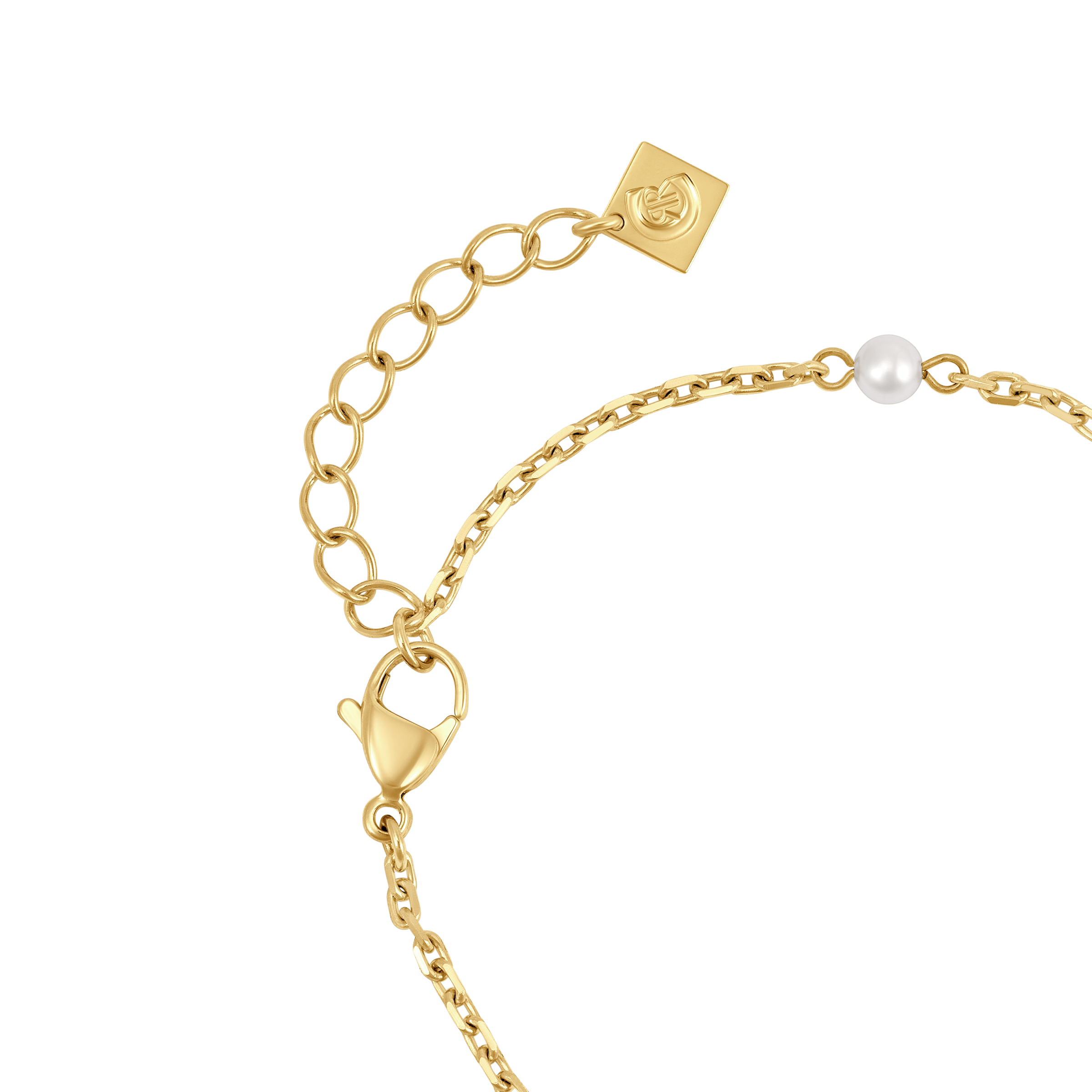 Cerruti Celeste Round Logo Motif Bracelet