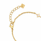 Cerruti Francesca Gold Plated Bracelet with Five Small Motifs