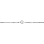 Cerruti Luciana Stainless Steel Bracelet with Center Round Motif