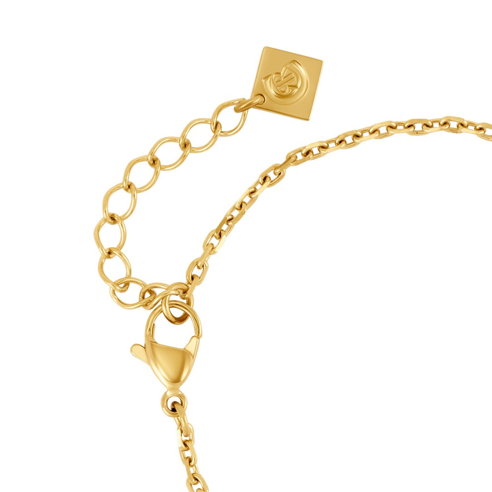 Cerruti Marina Gold Plated Bracelet with Double C Logo Motif