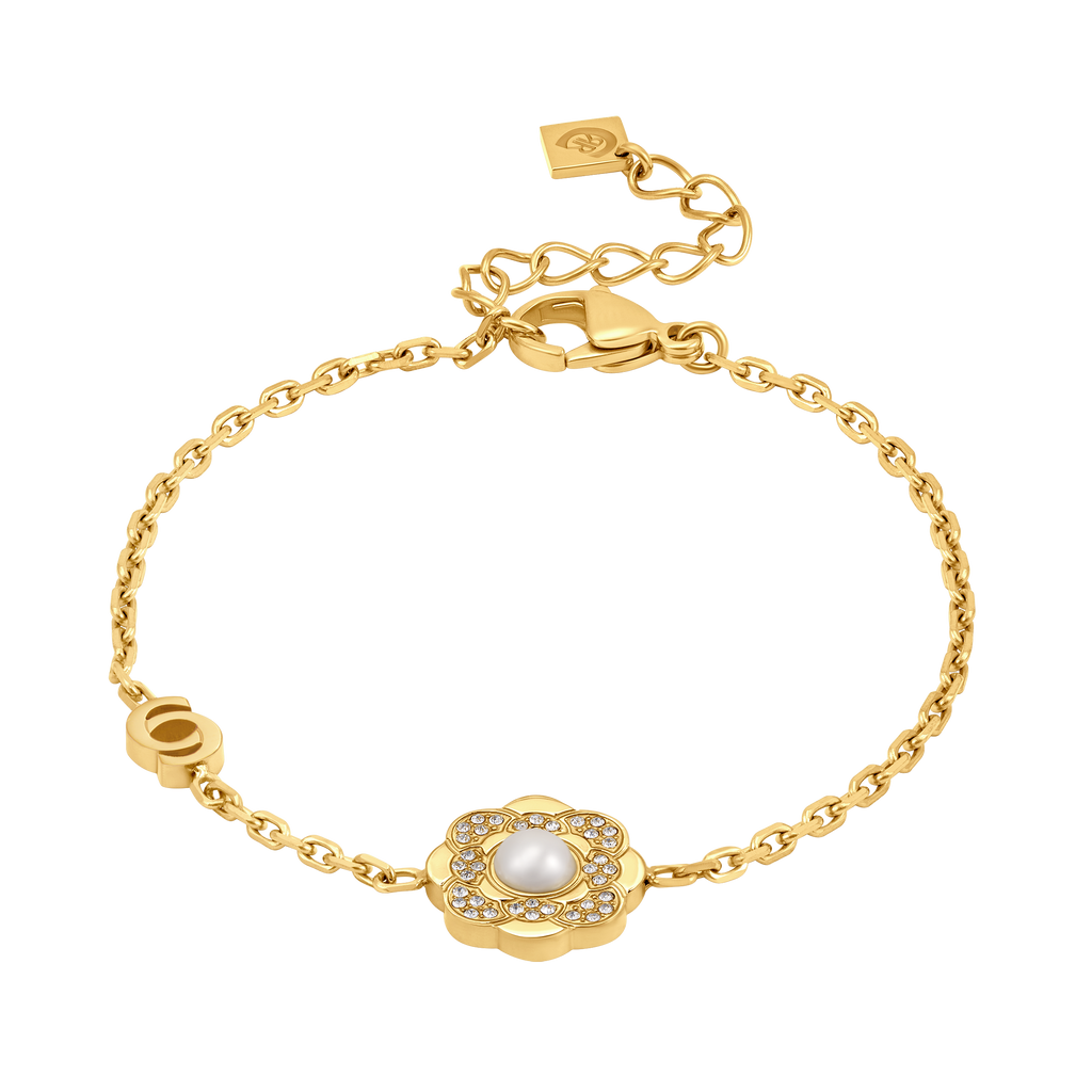 Cerruti Jasmine Flower Motif Bracelet