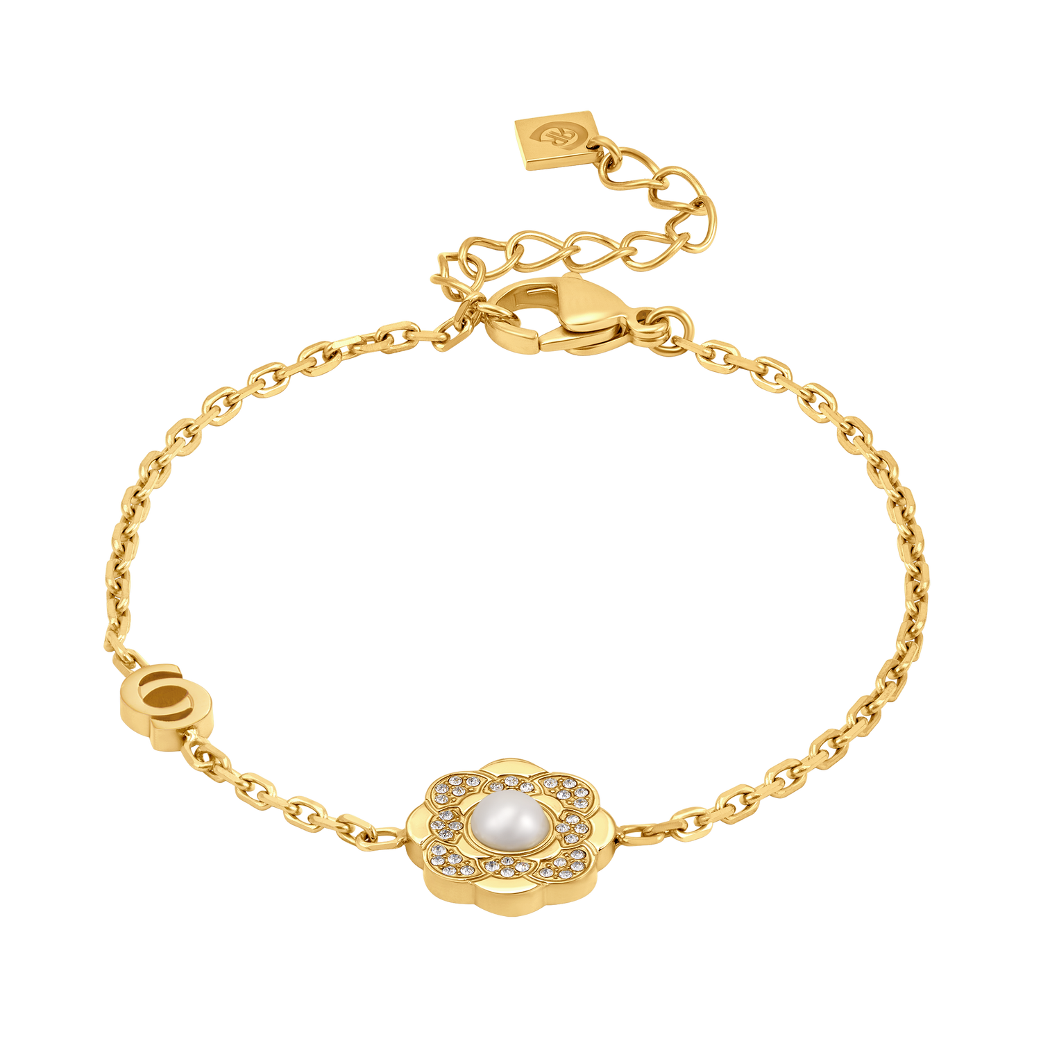 Cerruti Jasmine Flower Motif Bracelet