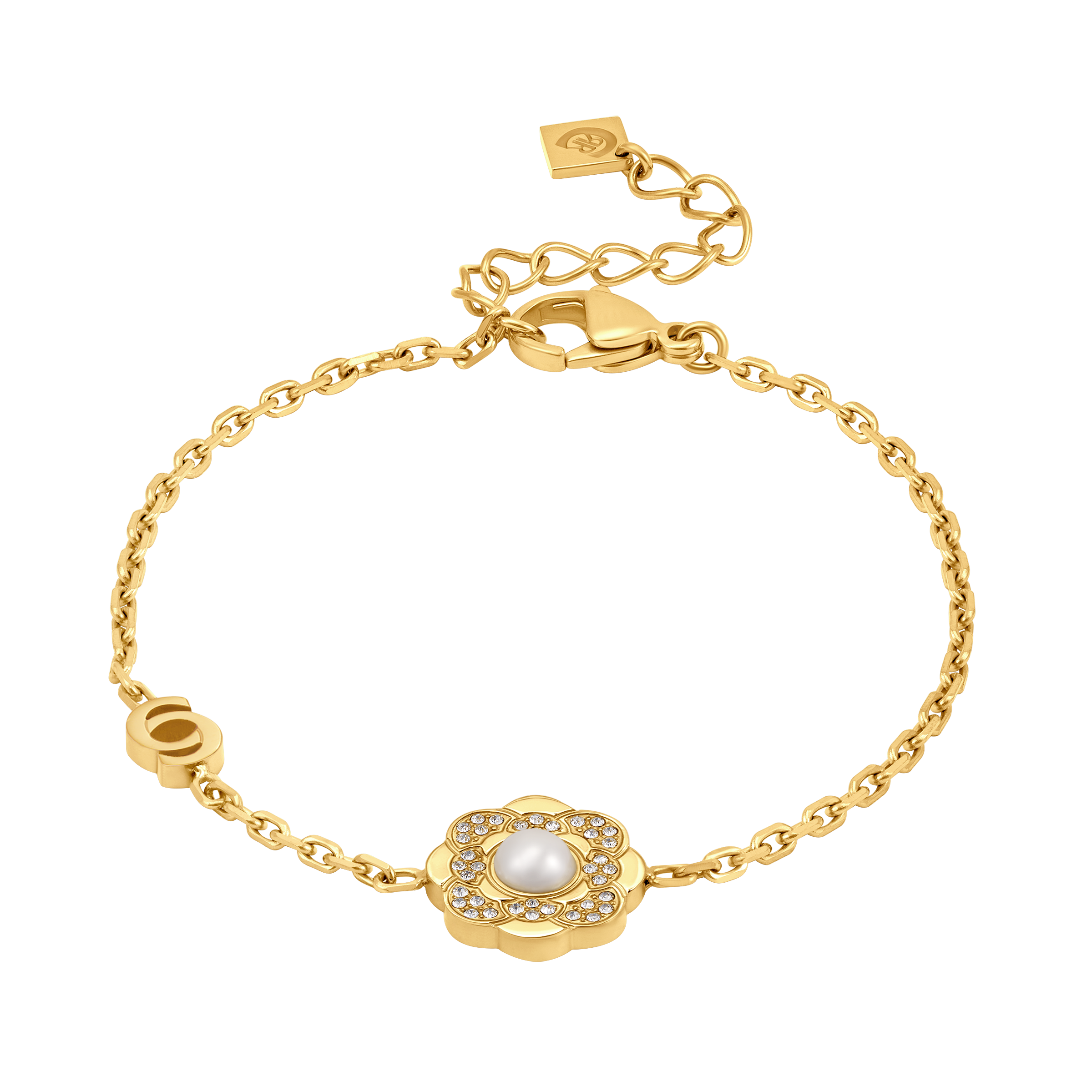 Cerruti Jasmine Flower Motif Bracelet