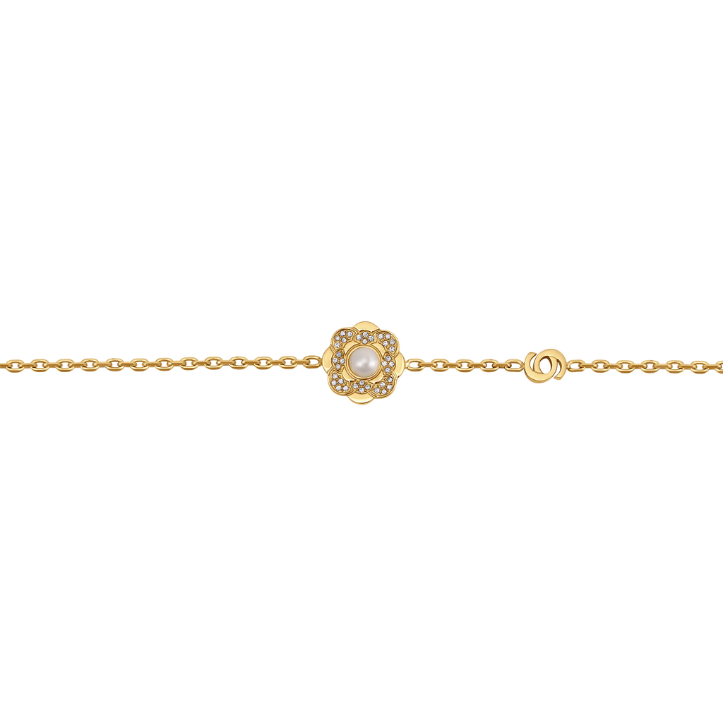 Cerruti Jasmine Flower Motif Bracelet