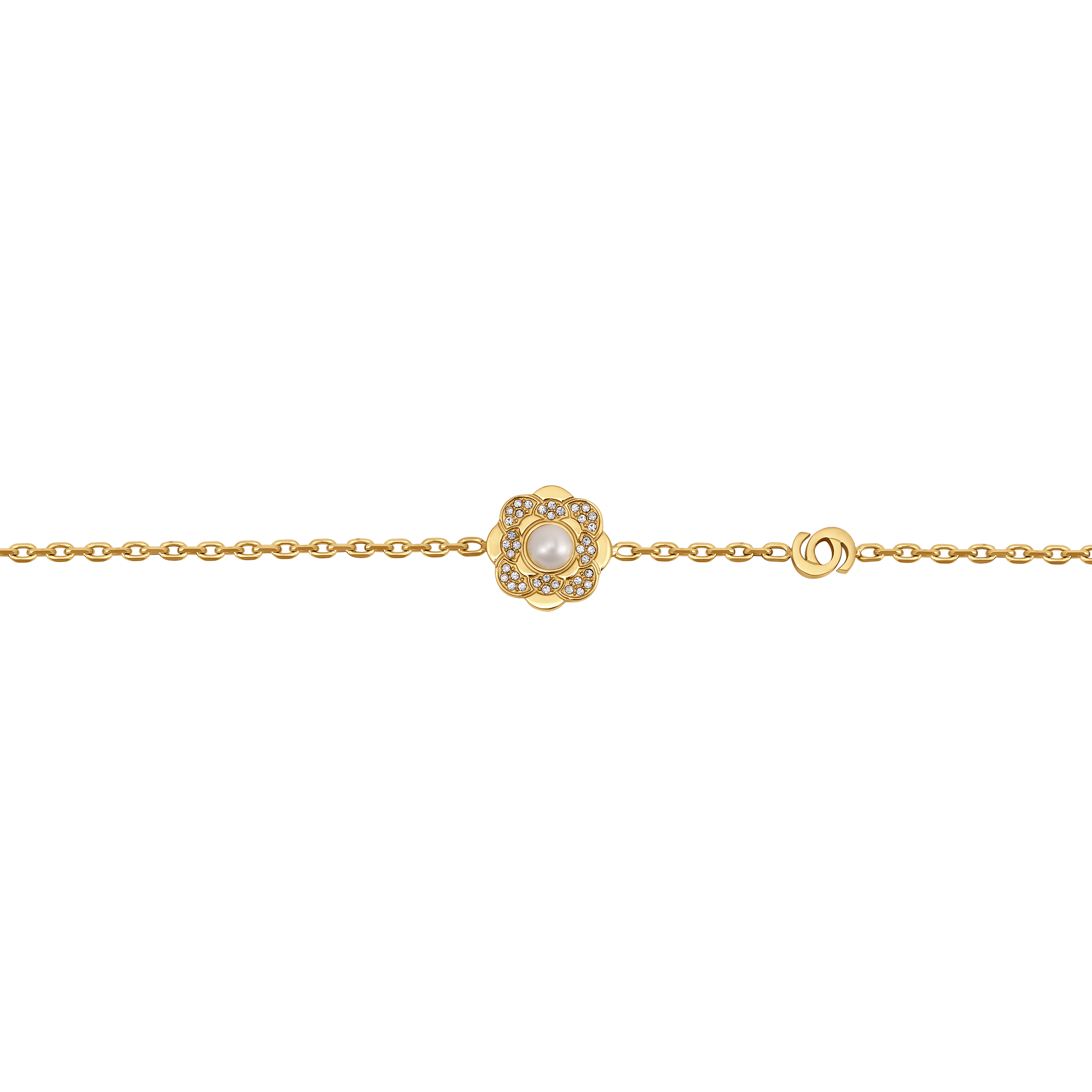 Cerruti Jasmine Flower Motif Bracelet