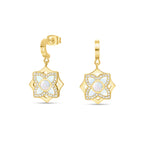 OTTAVIA GP MOP CRYSTALS EARRINGS