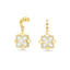 OTTAVIA GP MOP CRYSTALS EARRINGS