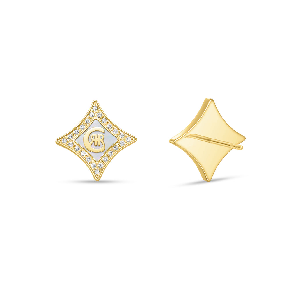 SILVIA GP CRYSTALS WITH MOP EARRING