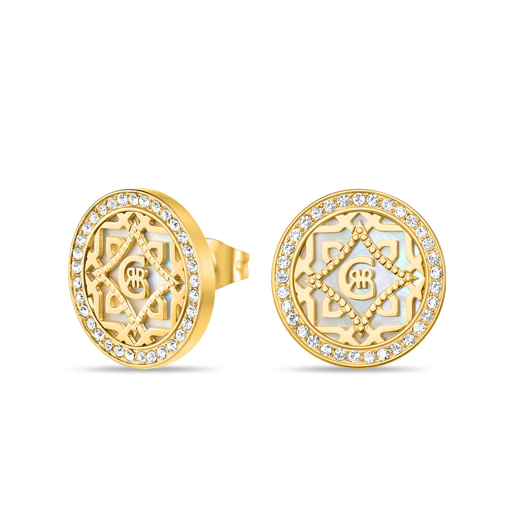 SILVIA GP MOP ROUND EARRING