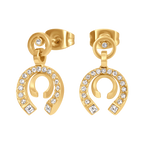 Cerruti Amalia Double C Gold Plated Earrings
