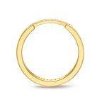 Cerruti 1881 Bridge Ladies Gold Plated Ring With Crystals