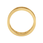 Cerruti Elettra Gold Plated Cut-Out Pattern Ring – Size 56