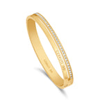 Cerruti Matilde Double Layer Gold Plated Bangle