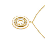 Cerruti 1881 Women MOP Gold MARQUE Necklace