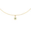OTTAVIA Malachite Floral Pendant Necklace