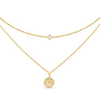 Cerruti 1881 Silvia Dual Charm Necklace