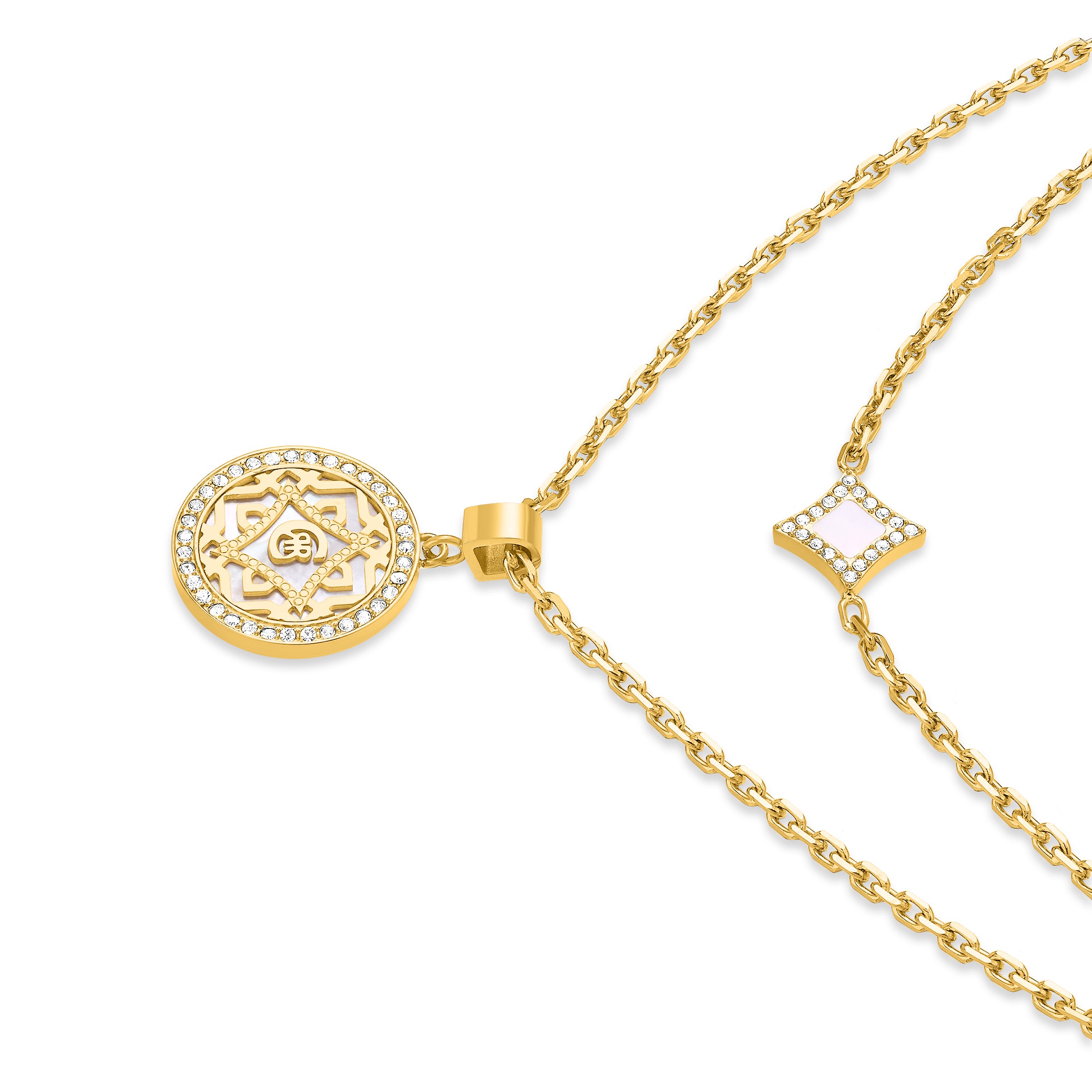 Cerruti 1881 Silvia Dual Charm Necklace