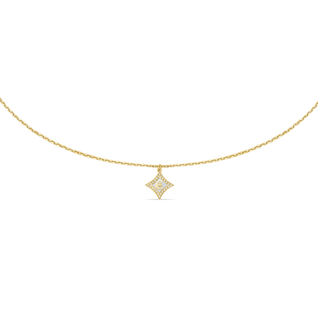 SILVIA Embellished Pendant Necklace