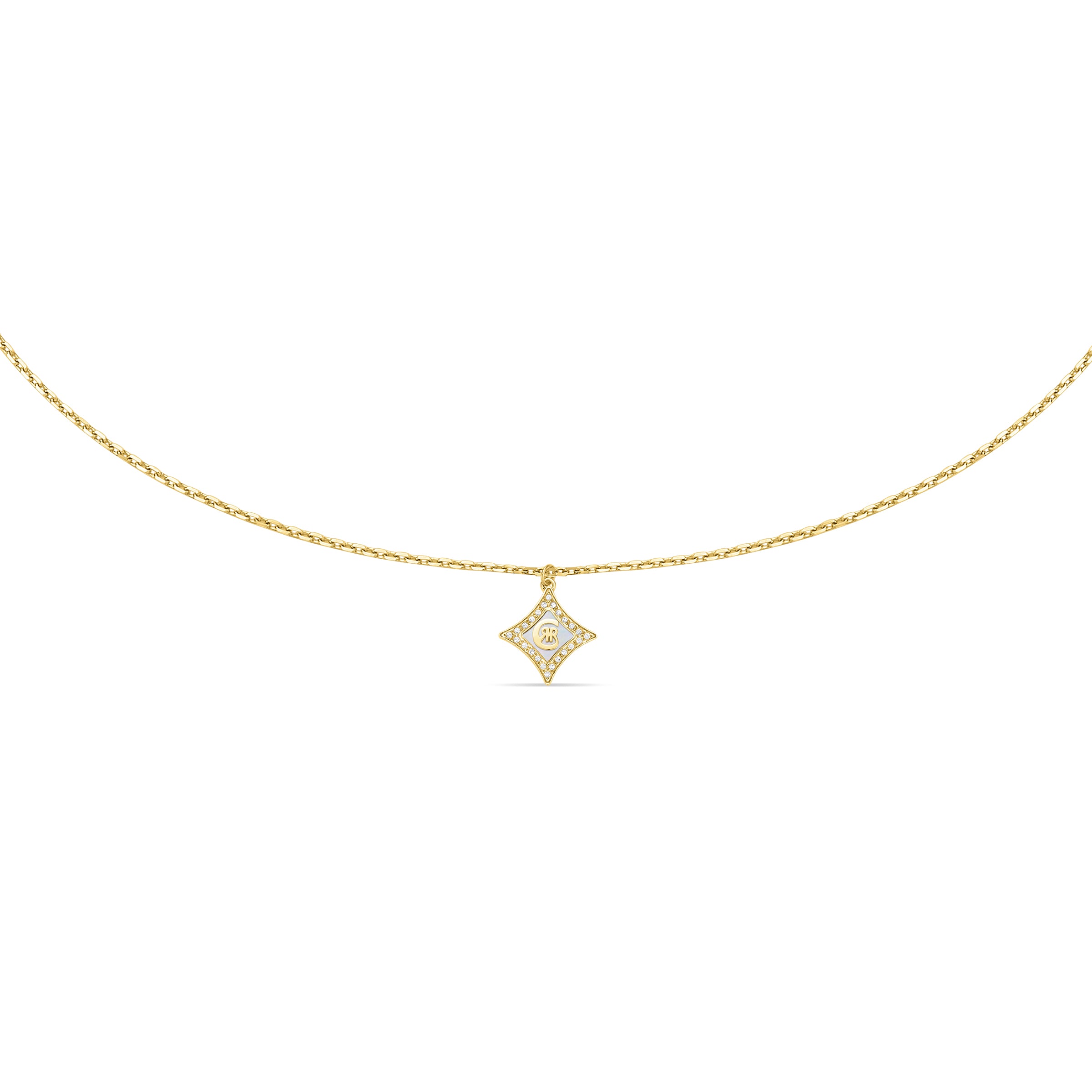 SILVIA Embellished Pendant Necklace