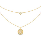 SILVIA Embellished Layered Necklace