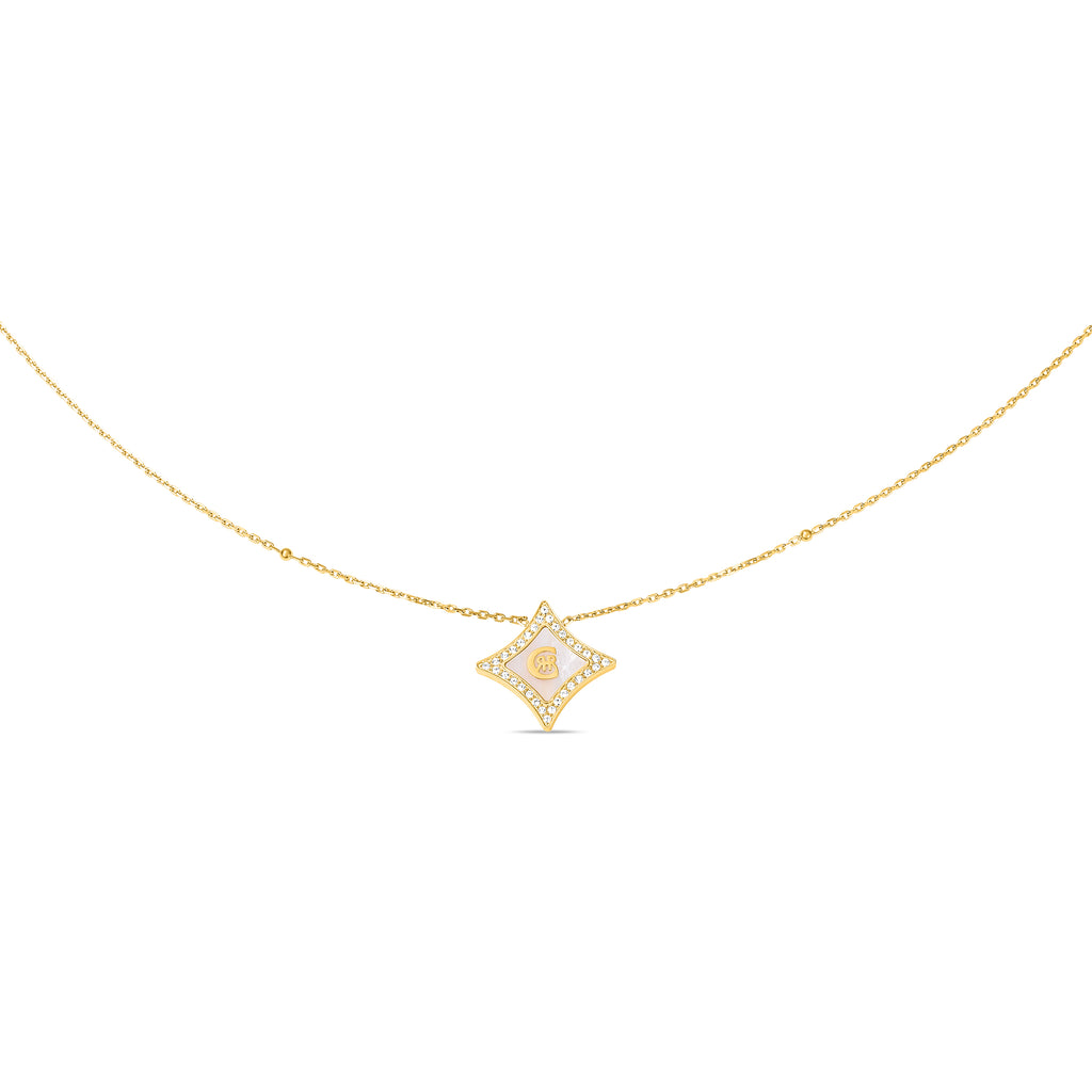 SILVIA Embellished Pendant Necklace