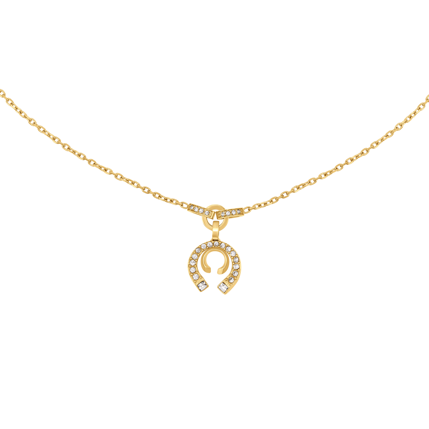 Cerruti Amalia Double C Gold Plated Necklace
