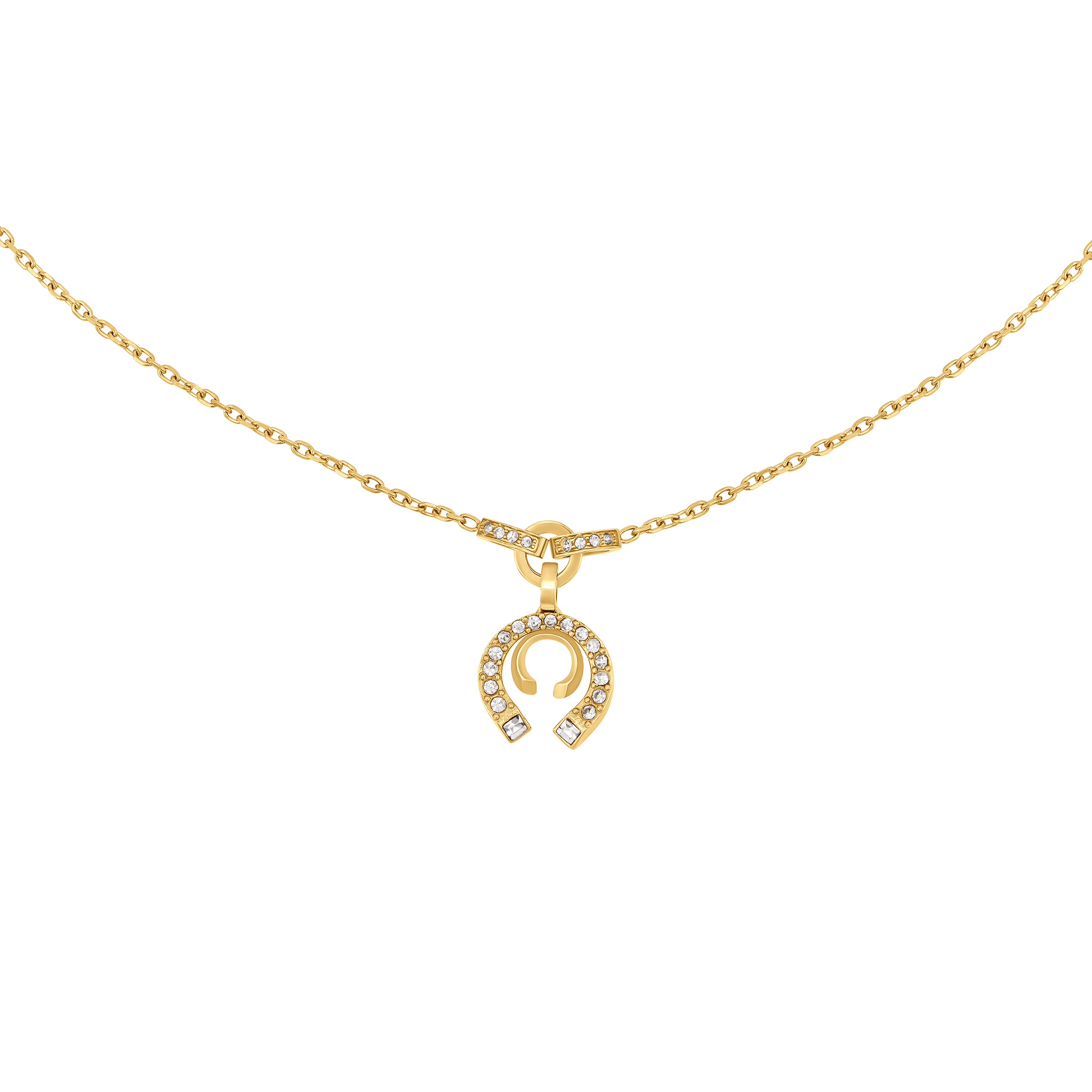 Cerruti Amalia Double C Gold Plated Necklace