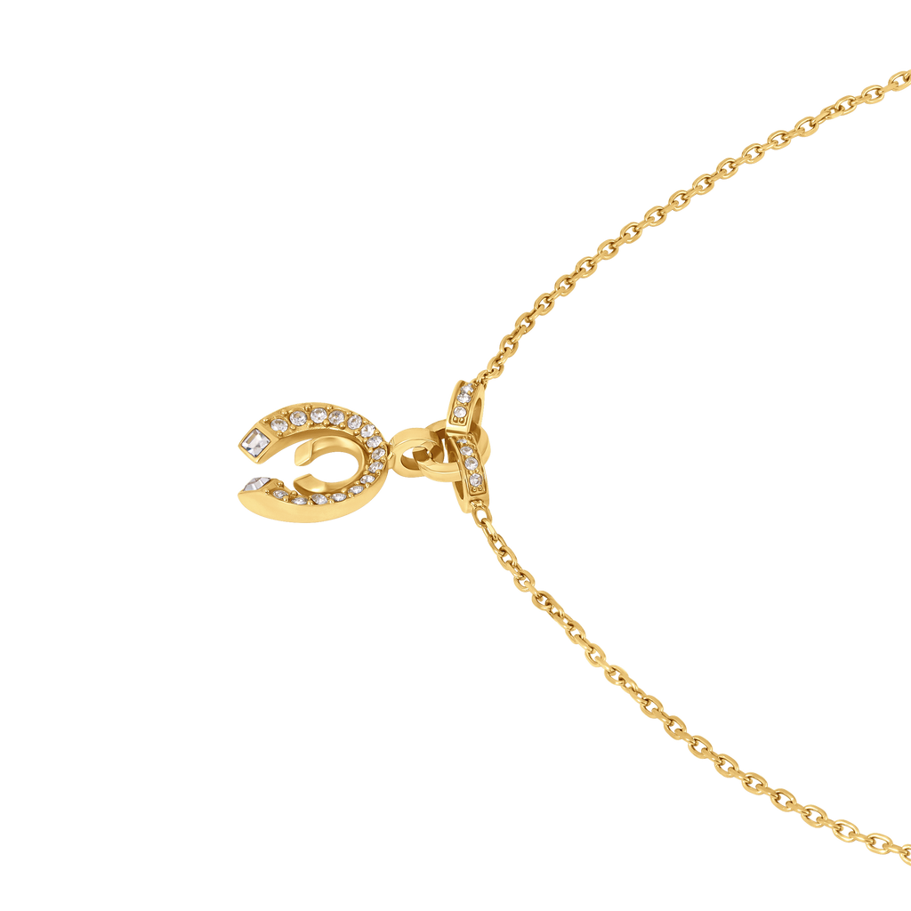 Cerruti Amalia Double C Gold Plated Necklace