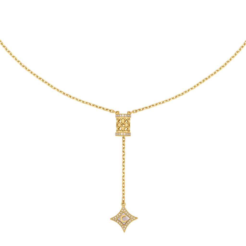 Cerruti Elettra Y-Type Gold Plated Necklace