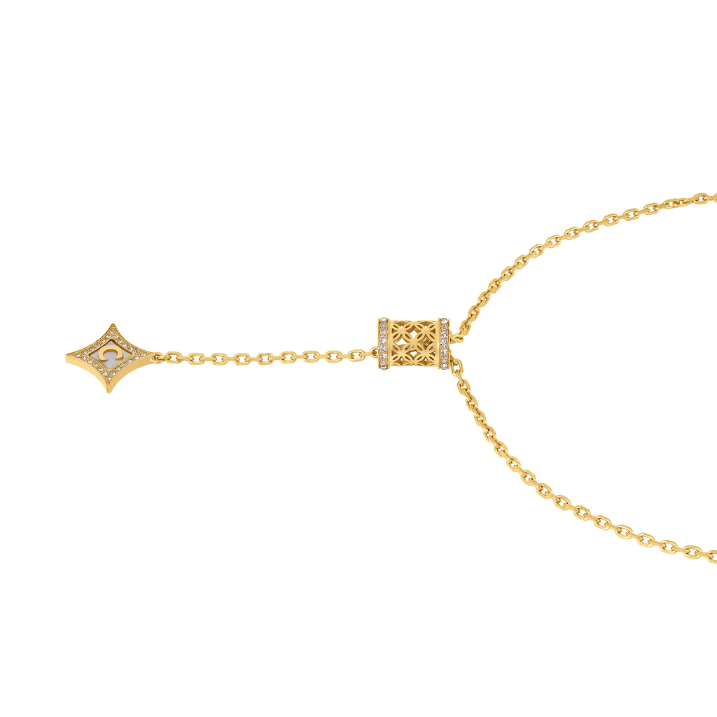 Cerruti Elettra Y-Type Gold Plated Necklace